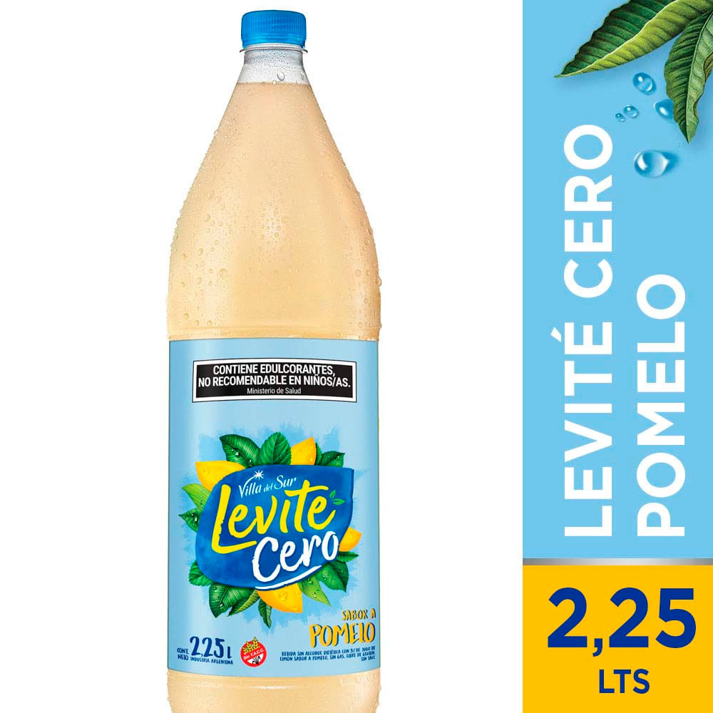 Agua Saborizada Levite Cero Sabor Pomelo 2,25 L