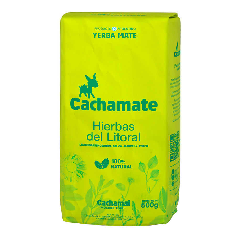 Yerba Mate Cachamate Hierbas Del Litoral 500 G - Masonline - Más Online