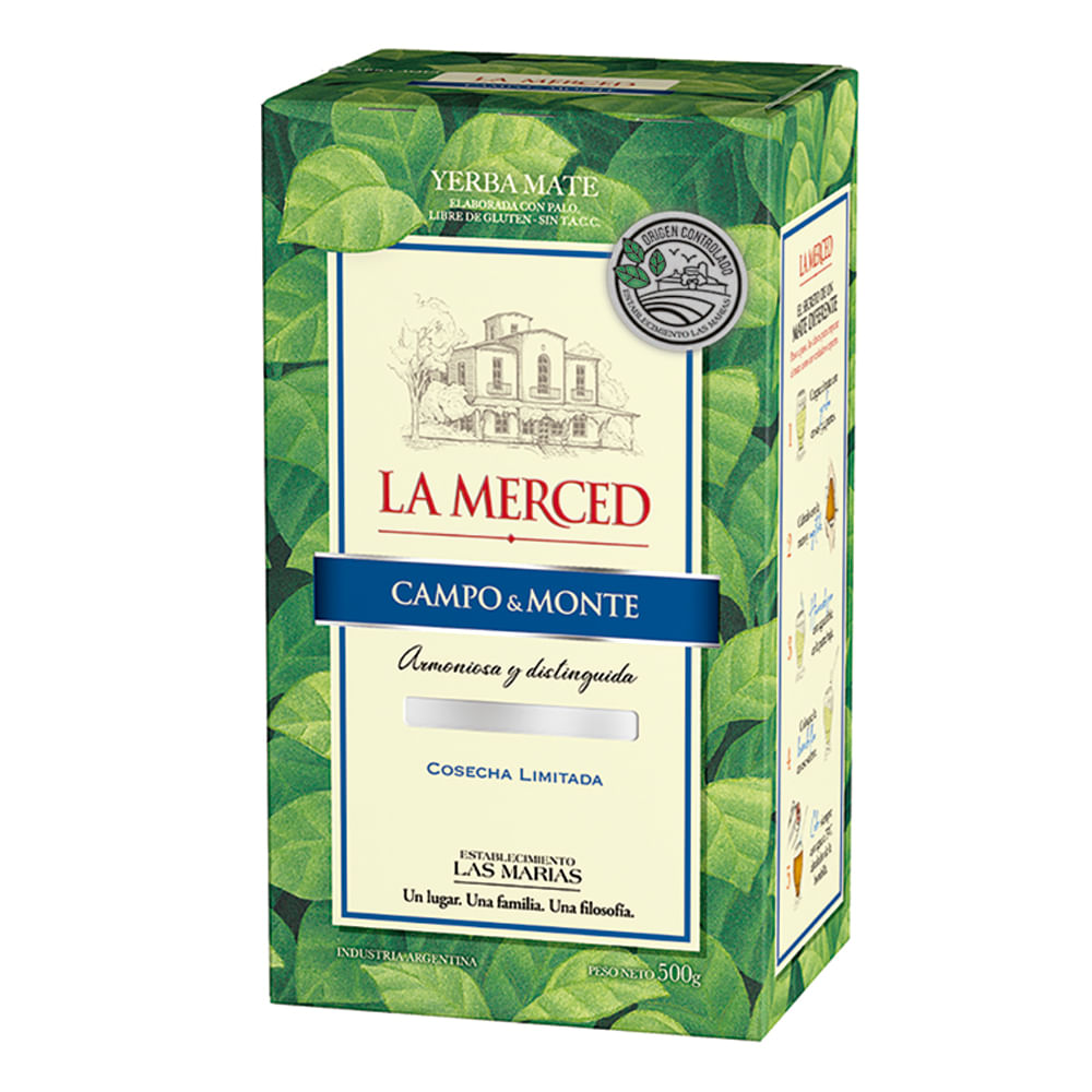 Yerba Mate La Merced Campo Y Monte 500 G - Masonline - Más Online