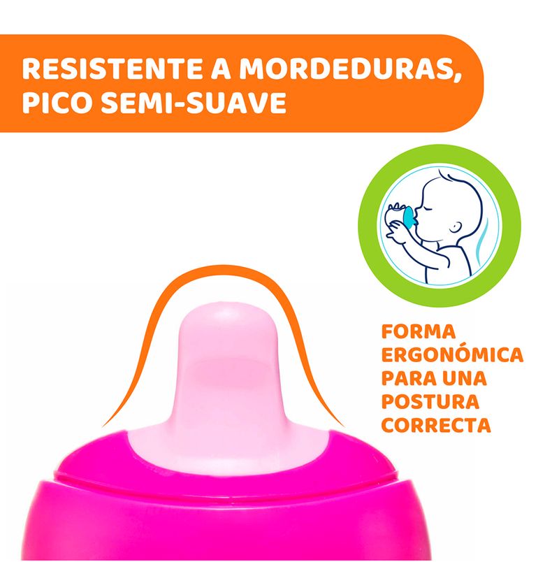 Vaso-Chicco-Con-Pico-Ergonomico-200ml-Rosado-2-58794