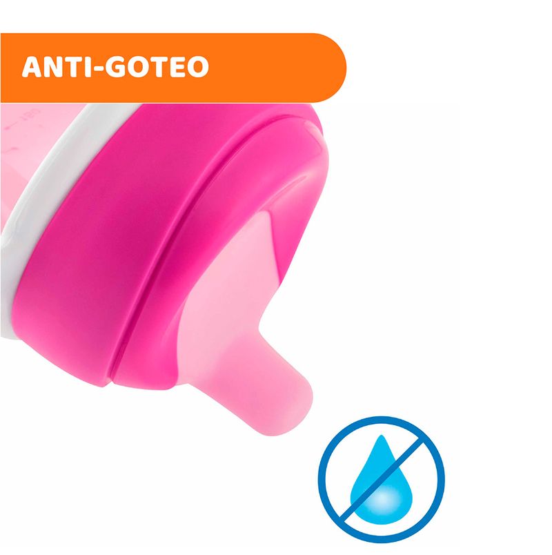 Vaso-Chicco-Con-Pico-Ergonomico-200ml-Rosado-4-58794