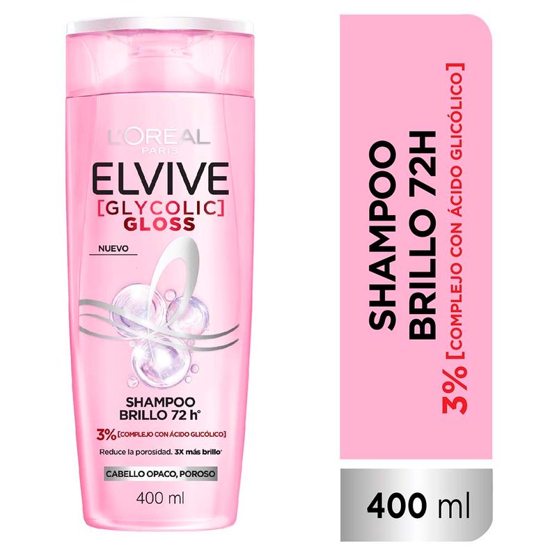 Shampoo-Elvive-Glycolic-Gloss-400ml-1-59518