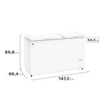 Freezer-Horizontal-Gafa-Blanco-Inverter-402lts-Doble-Puerta-Fghi400b-Xldp-5-69127