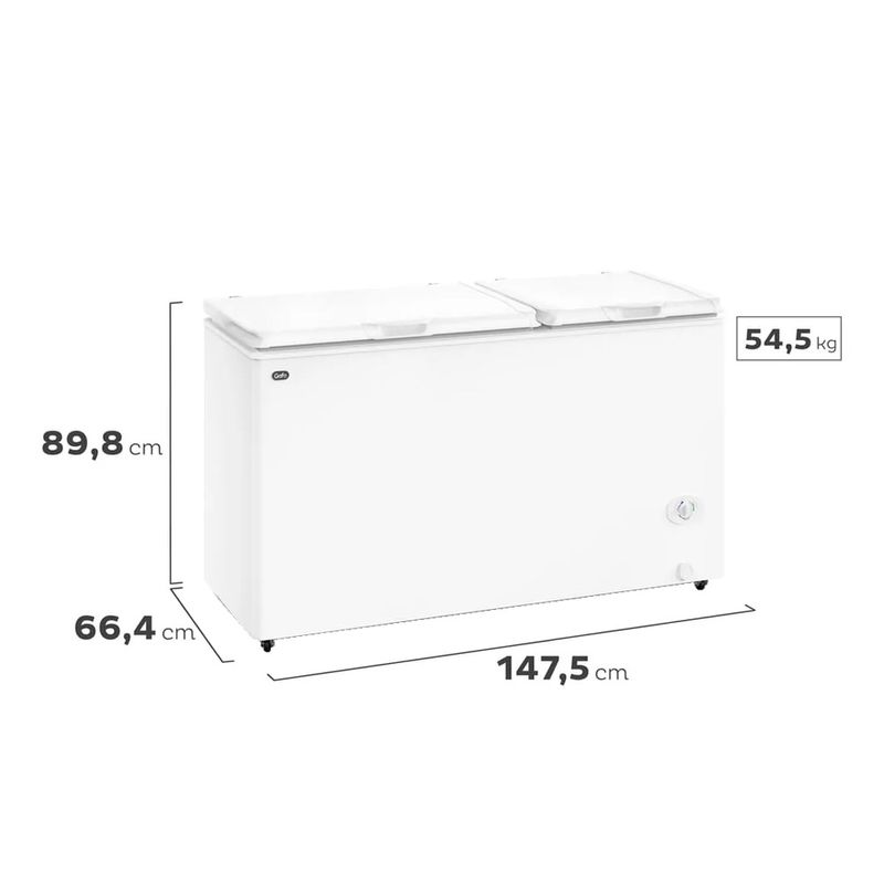 Freezer-Horizontal-Gafa-Blanco-Inverter-402lts-Doble-Puerta-Fghi400b-Xldp-5-69127