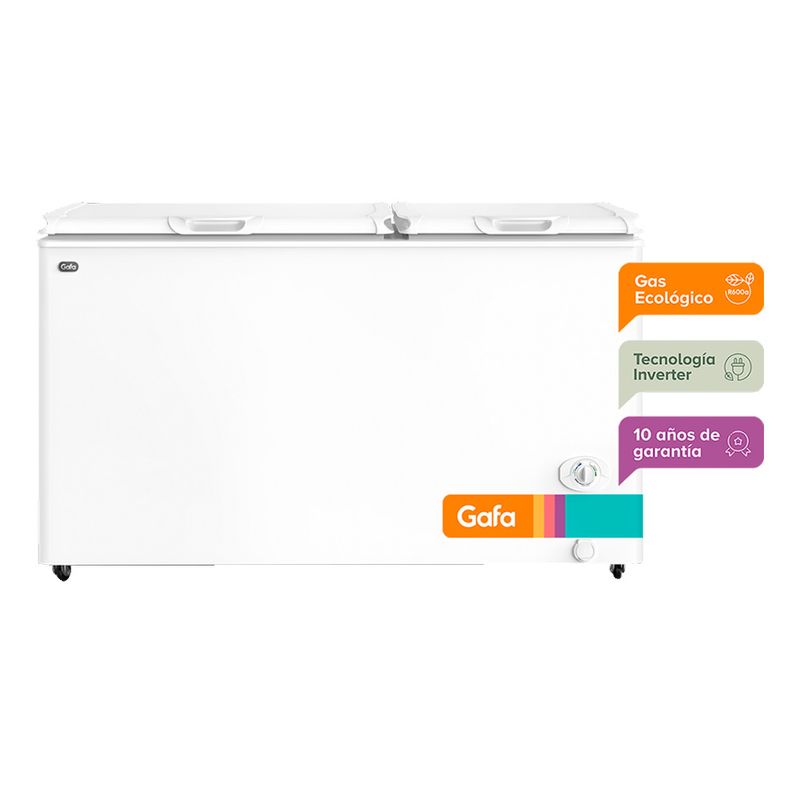 Freezer-Horizontal-Gafa-Blanco-Inverter-402lts-Doble-Puerta-Fghi400b-Xldp-1-69127