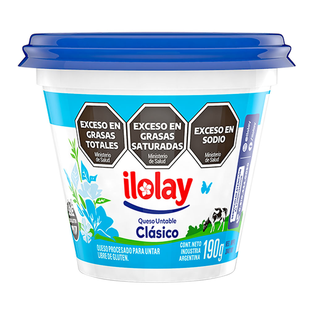 Queso Untable Ilolay Clásico 190 G