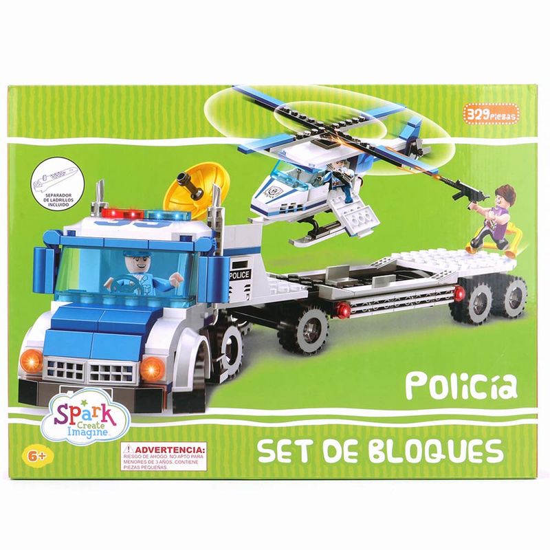 Bloques-Cami-n-Spark-Create-Imagine-329-Piezas-1-49101