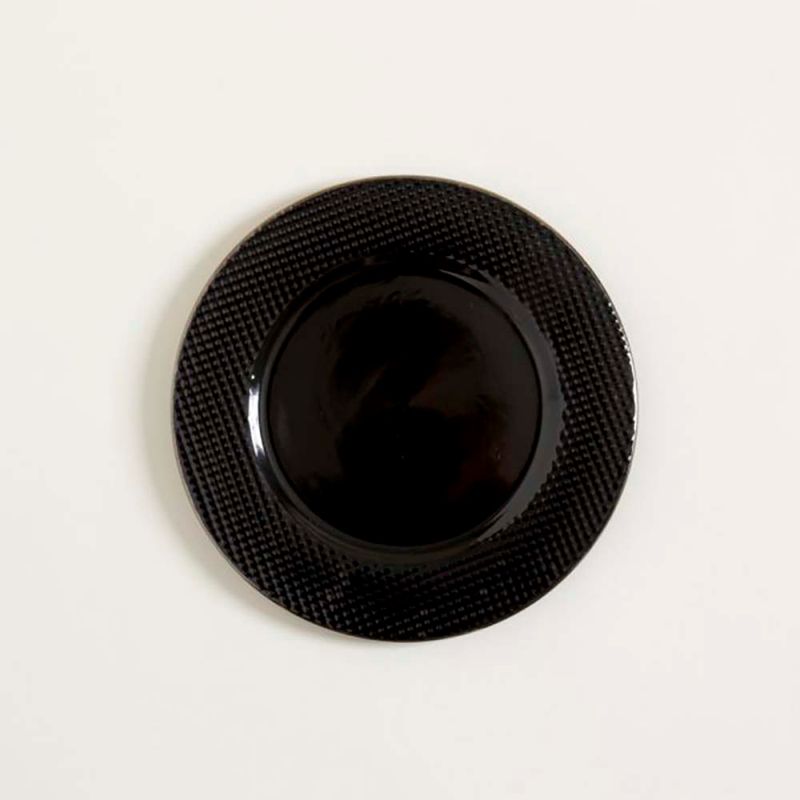 Set-De-6-Platos-De-Postre-Abu-Dhabi-21cm-Negros-Borde-Dorado-2-116678
