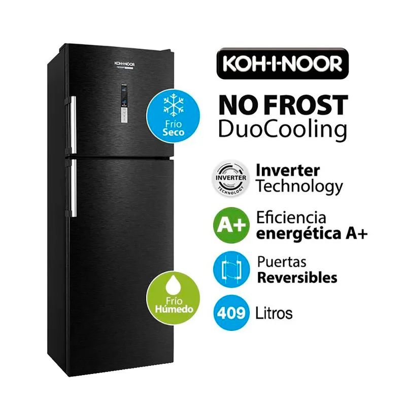 Heladera-Koh-i-noor-No-Frost-Duocooling-Inverter-409-L-Khdf42di-9-Negro-0779700395675-1