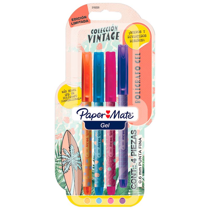 Bol-grafo-Paper-Mate-Gel-Punta-Fina-Vintage-X4-Un-0007164119812-1