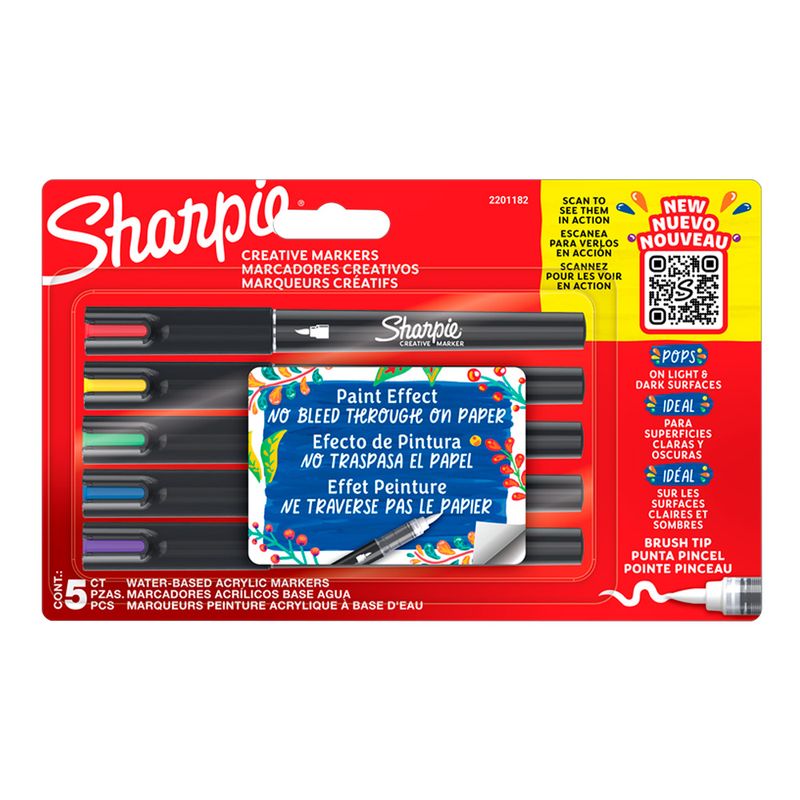 Marcadores-Acr-licos-Paper-Mate-A-Base-De-Agua-Punta-Pincel-X5-Un-0302698201182-1