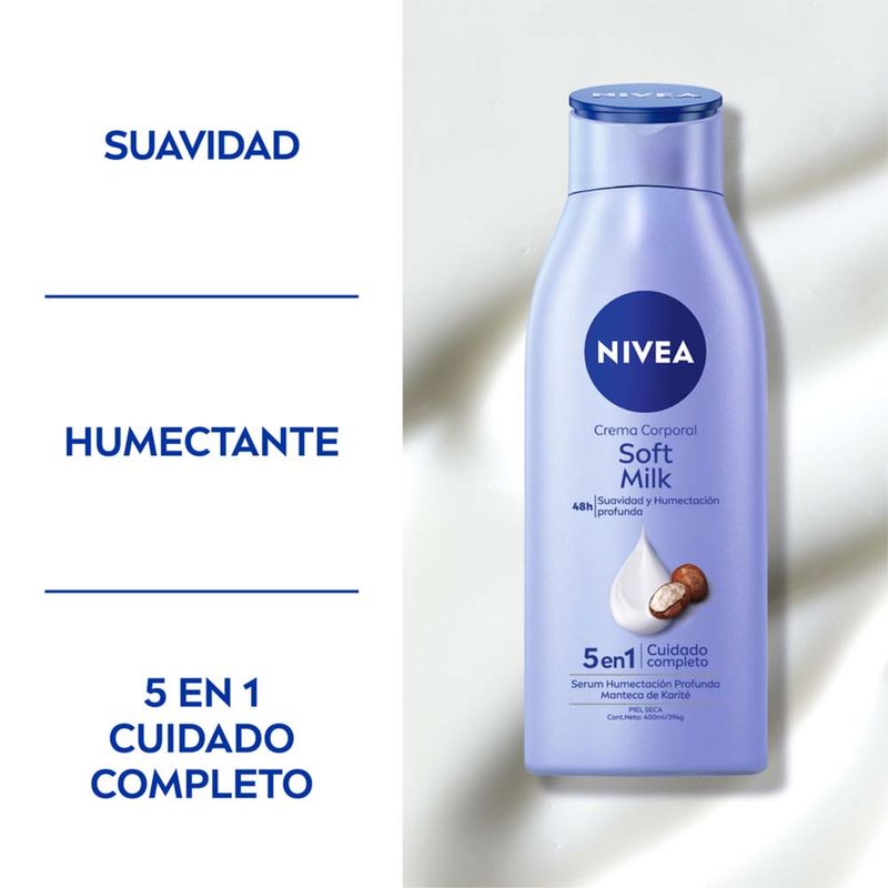 Crema-Corporal-Nivea-Soft-Milk-5-En-1-Suavidad-Y-Humectaci-n-Profunda-Piel-Seca-400ml-0400600004042-4