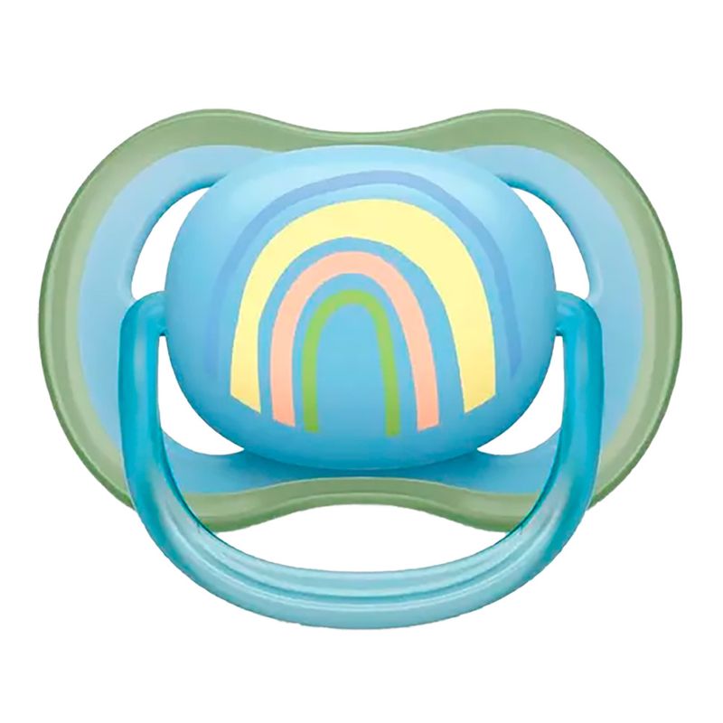 Chupete-Avent-Arcoiris-Azul-Ultra-Air-Deco-0-6-Meses-0872068901465-1