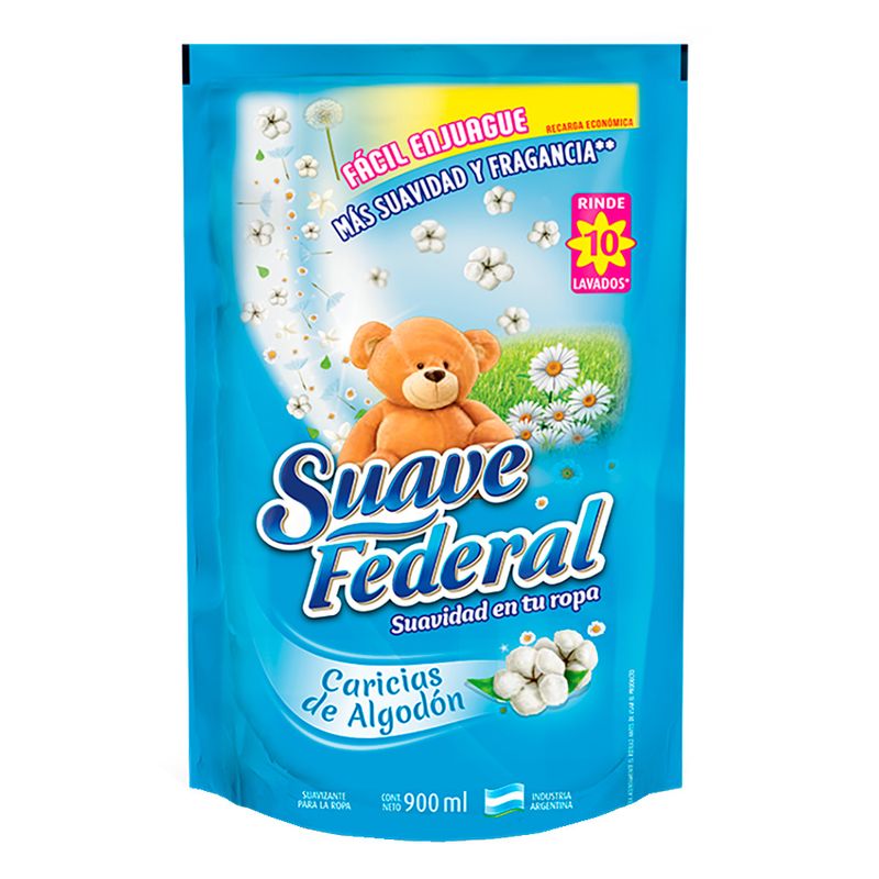 Suavizante-Suave-Federal-Caricias-De-Algod-n-Facil-Enjuague-X-900-Ml-0779099000059-2