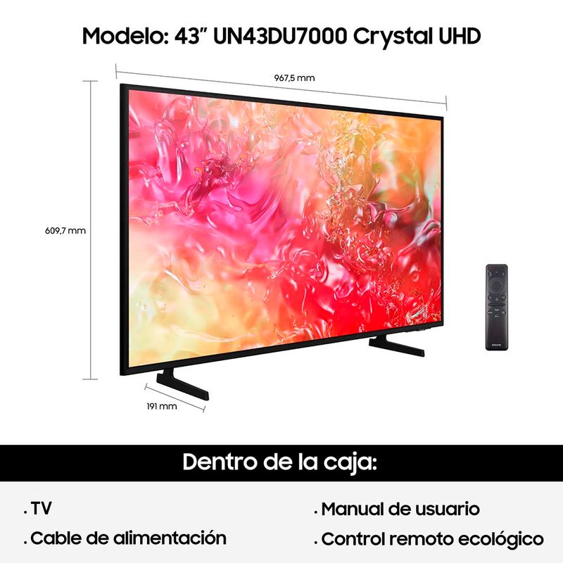 Tv-Led-Samsung-43-Crystal-Uhd-Du7000-4k-Tizen-Os-Un43du7000gczb-0880609547773-6