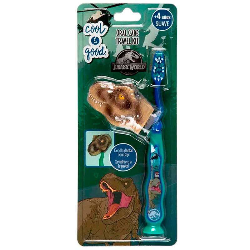 Cepillo-Dental-Cool-Good-Jurassic-T-Rex-Mascarita-0750303642622-1