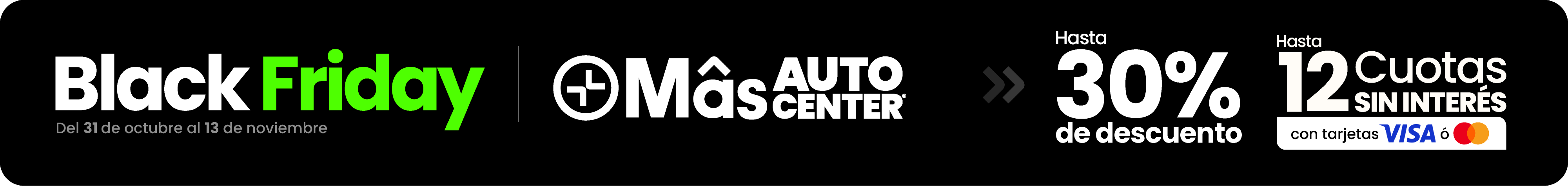 Black Friday - MâsAutocenter