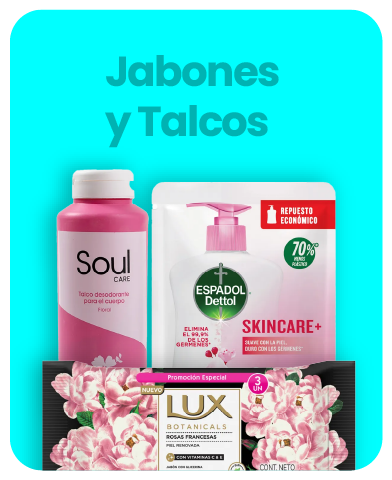 jabones y talcos